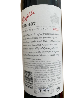 PENFOLDS Bin 407 Cabernet...