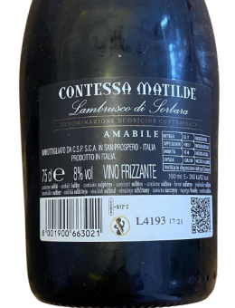 Lambrusco Contessa Matilde...