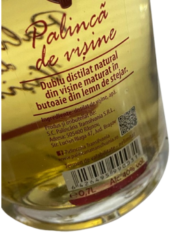 Palinca de Visine 700 ml
