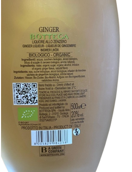 Lichior Bottega Ginger Bio...