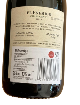 El Enemigo Chardonnay...