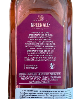 Gin Greenall s Wildberry...