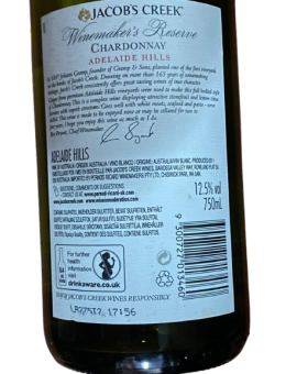 Jacob s Creek Chardonnay...