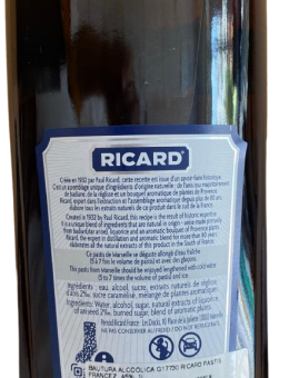 Lichior Paul Ricard Pastis...
