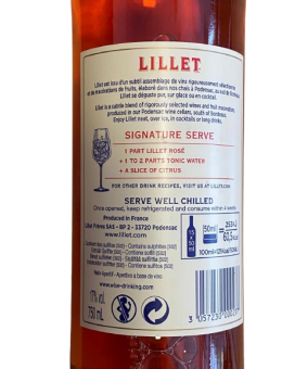 Kina Lillet Vermouth Rose...