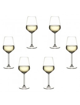 Set 6 pahare Allegra vin alb