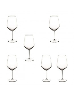 Set 6 pahare Allegra vin rosu