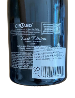 Spumant Cinzano Rose dulce...
