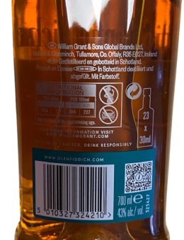 Whisky Glenfiddich Scotch...