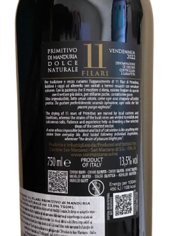 11 Filari Primitivo Di...