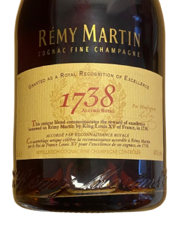 Coniac Remy Martin 1738...