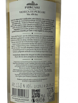 Viorica de Purcari 1827 vin...