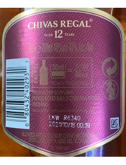 CHIVAS REGAL Whisky Blended...