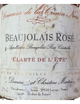 Domaine de la Creuxe Noir...