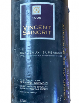 Vincent Saincrit Bordeaux...