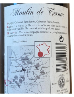 Moulin de Ternac Buzet vin...
