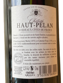 Chateau Haut Pelan Cuvee...