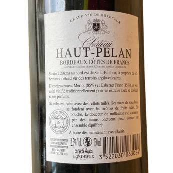 Chateau Haut Pelan Cuvee...