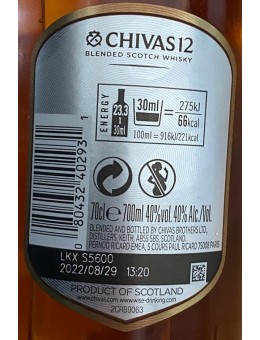 Whisky Blended Chivas Regal...