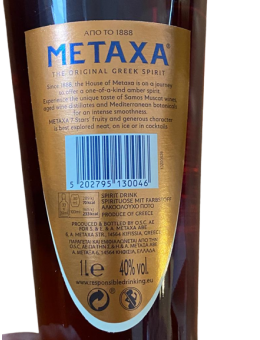 Brandy Metaxa 7* 1 L gift box
