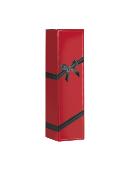 Cutie carton rosu cu funda...