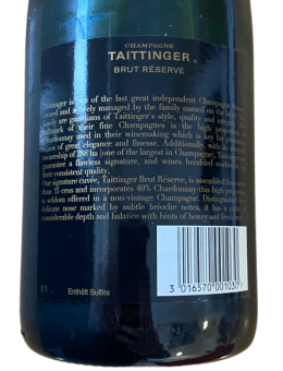 Champagne Taittinger...