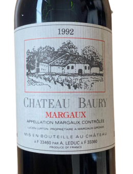 Chateau Baury Margaux vin...