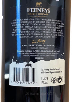Lichior Irish Cream Creme...