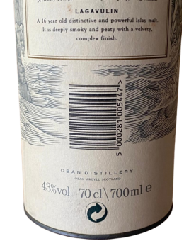 Whisky Oban 200 Aniversary...