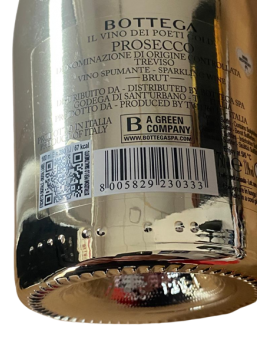 Bottega Gold Prosecco...