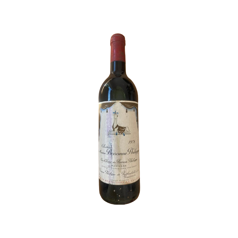 Mouton Cadet Baron Philippe Rothschild vin vechi rosu sec 1978