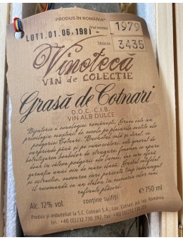 Grasa de Cotnari Vinoteca...