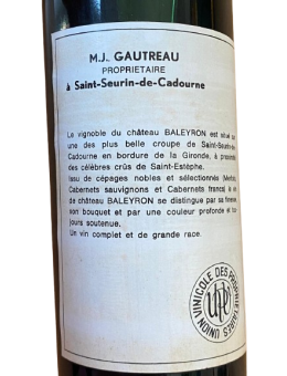 Chateau Baleyron Haut Medoc...